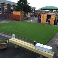 Play areas created onto macadam surfaces