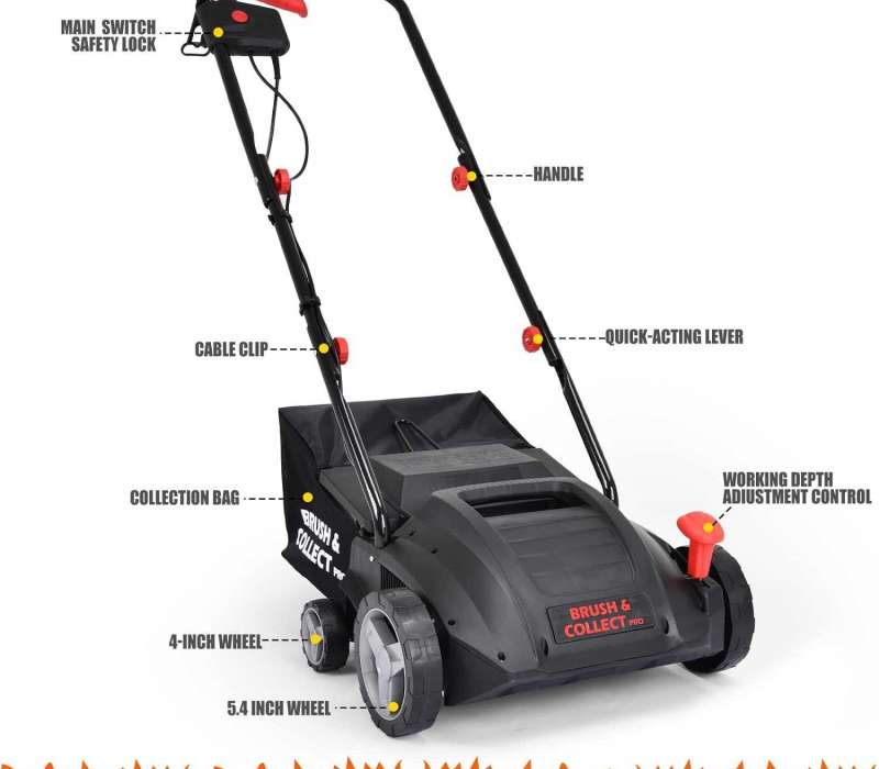 Artificial Grass Electric Power Brush and Collect